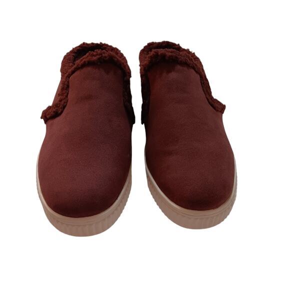 NEW NATURALIZER SOUL Slip On Mules Comfort Shoes Size 9 Burgundy Rubber‎ Sole - Picture 2 of 8